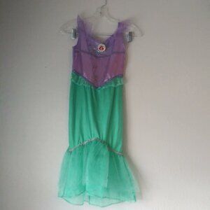 Disney girls size 4-6x The Little Mermaid purple and turquoise Costume